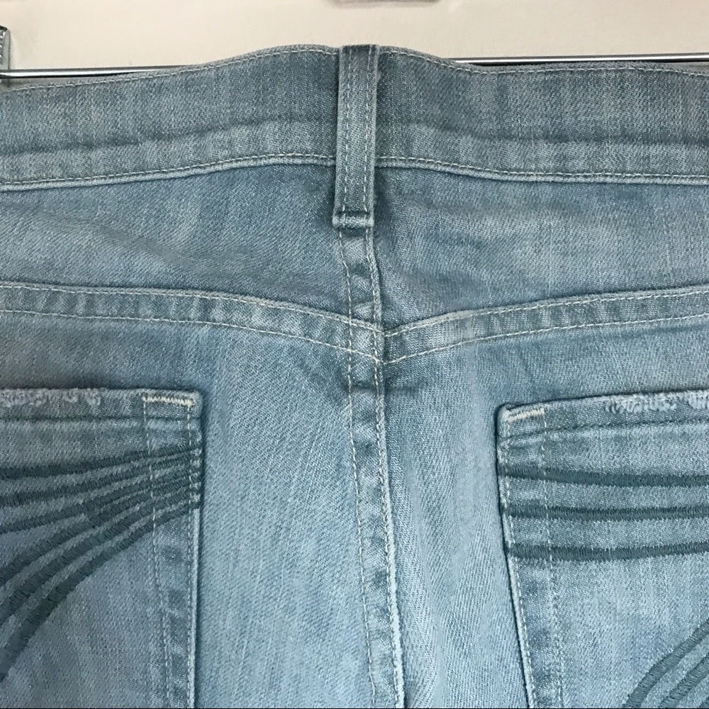 7 For All Mankind Light Wash Dojo Short Bermuda 30 - Picture 5 of 10